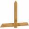 Ekena Millwork Eugene Rough Sawn Timber Gable Bracket, Western Red Cedar, 72"W x 45"H x 2"D x 6"F, 15/12 Pitch GBW072X45X0206EUG00RWR - alternate 5